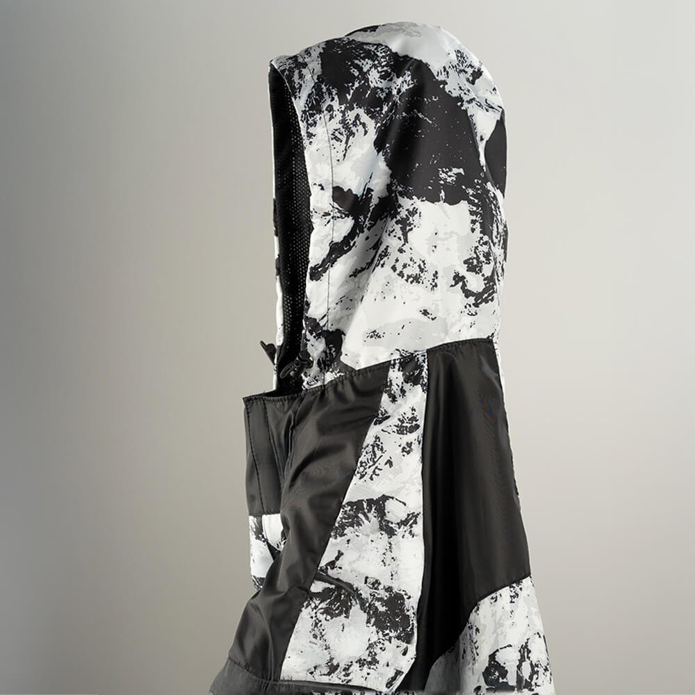 Thick Cotton Printed Dog Jacket - Stylish and warm for outdoor adventures