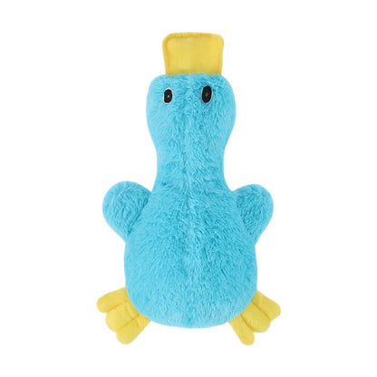 Cute Duck Plush Toy With Squeaker Dog Chew Toy