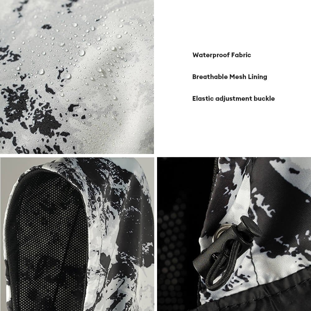 Thick Cotton Printed Dog Jacket - Stylish and warm for outdoor adventures