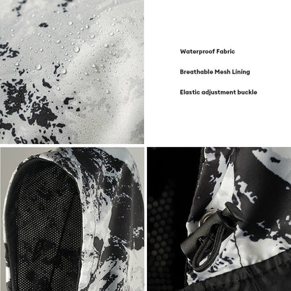 Thick Cotton Printed Dog Jacket - Stylish and warm for outdoor adventures