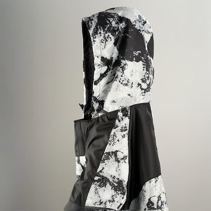 Thick Cotton Printed Dog Jacket - Stylish and warm for outdoor adventures